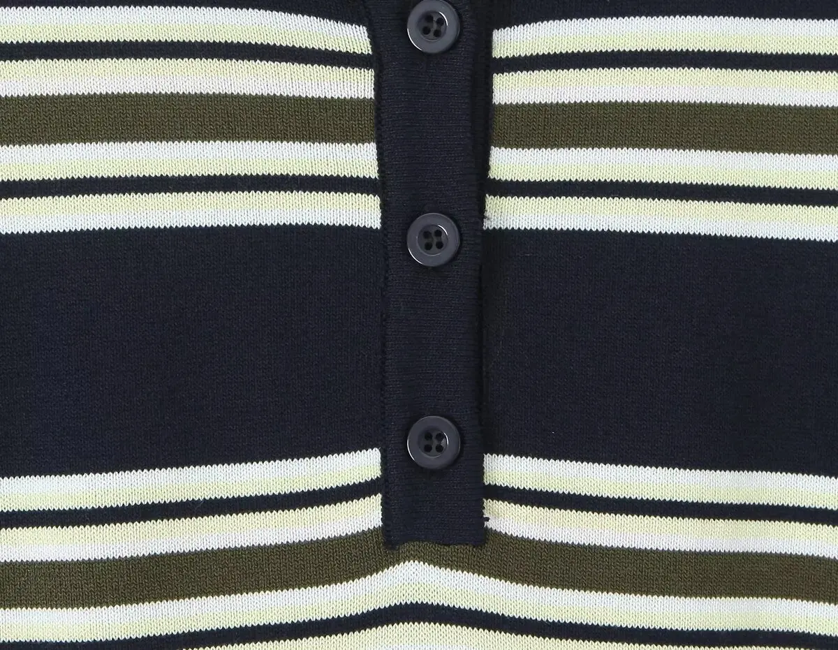 Dave & Di Nordic Minimalist Retroลายแขนสั้นชุดโปโลคอตรงยาวเสื้อยืดชุดผู้หญิงมินิเดรสVesti