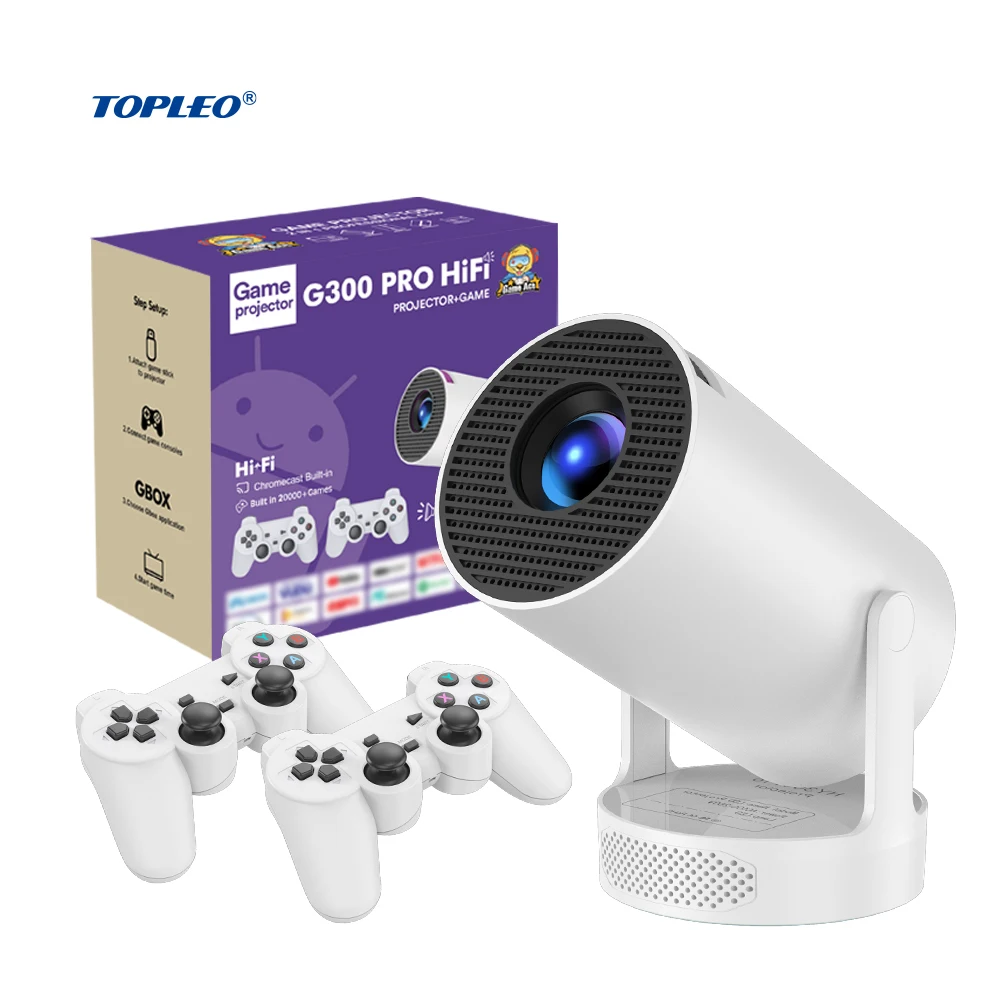 

Dependable Performance 4k Portable Smart Android Projector Mobile Support Office/online Video/online Games/wireless