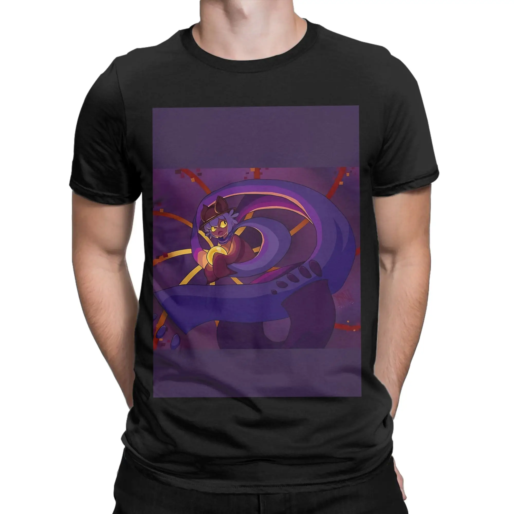 Niko Oneshot BIG SCARF Graphic Funny Graphic 100% Cotton T-Shirt OneShot Tees Tops For Men