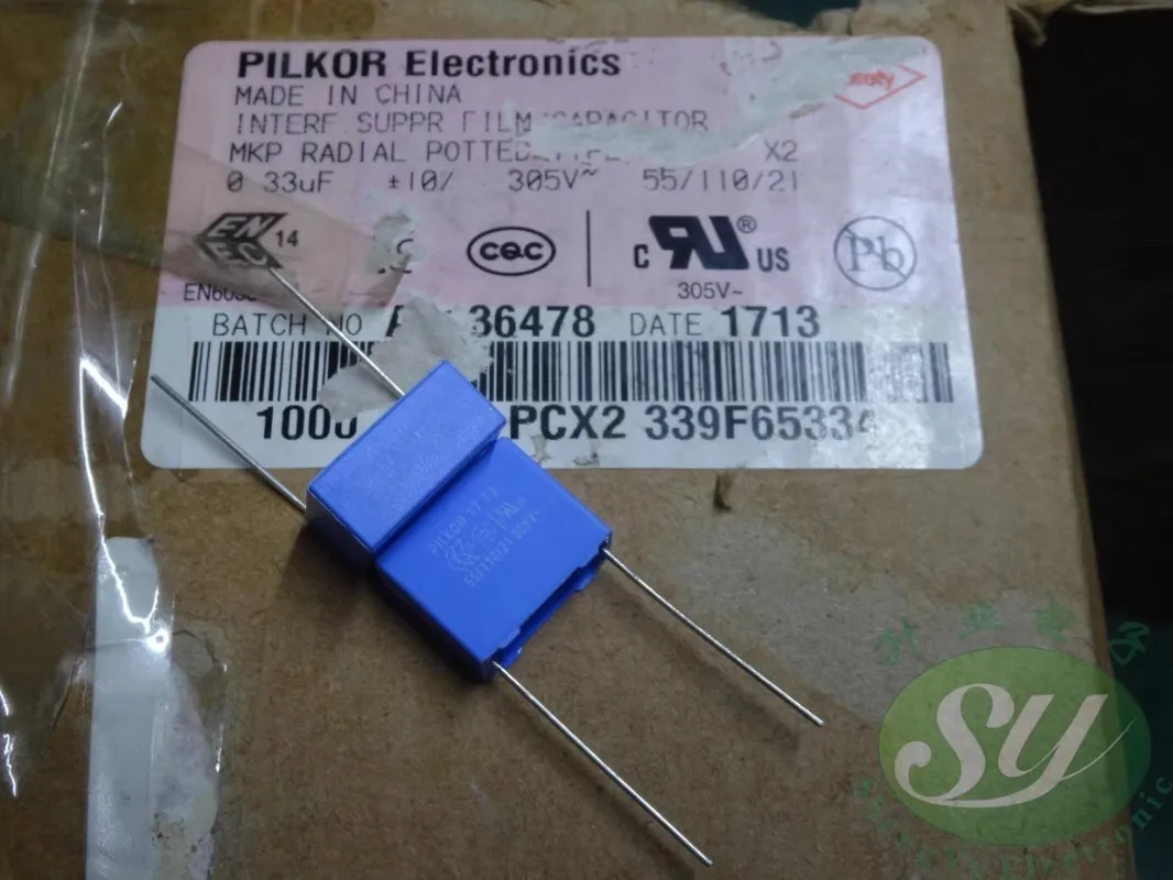 

10PCS MKP339 0.33uf/305vAC 330nf u33 334 New film capacitor 15MM