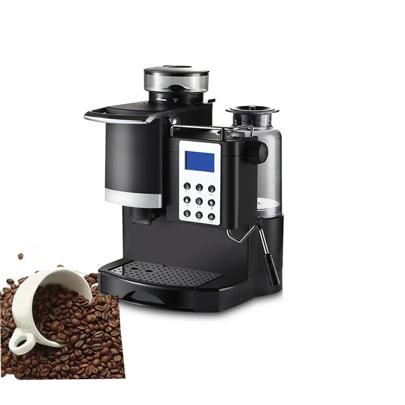 

Professional Electric Coffee Machine 3 in 1 Espresso Maker With Auto Coffee Grinder for Home Office Coffee Shop Using