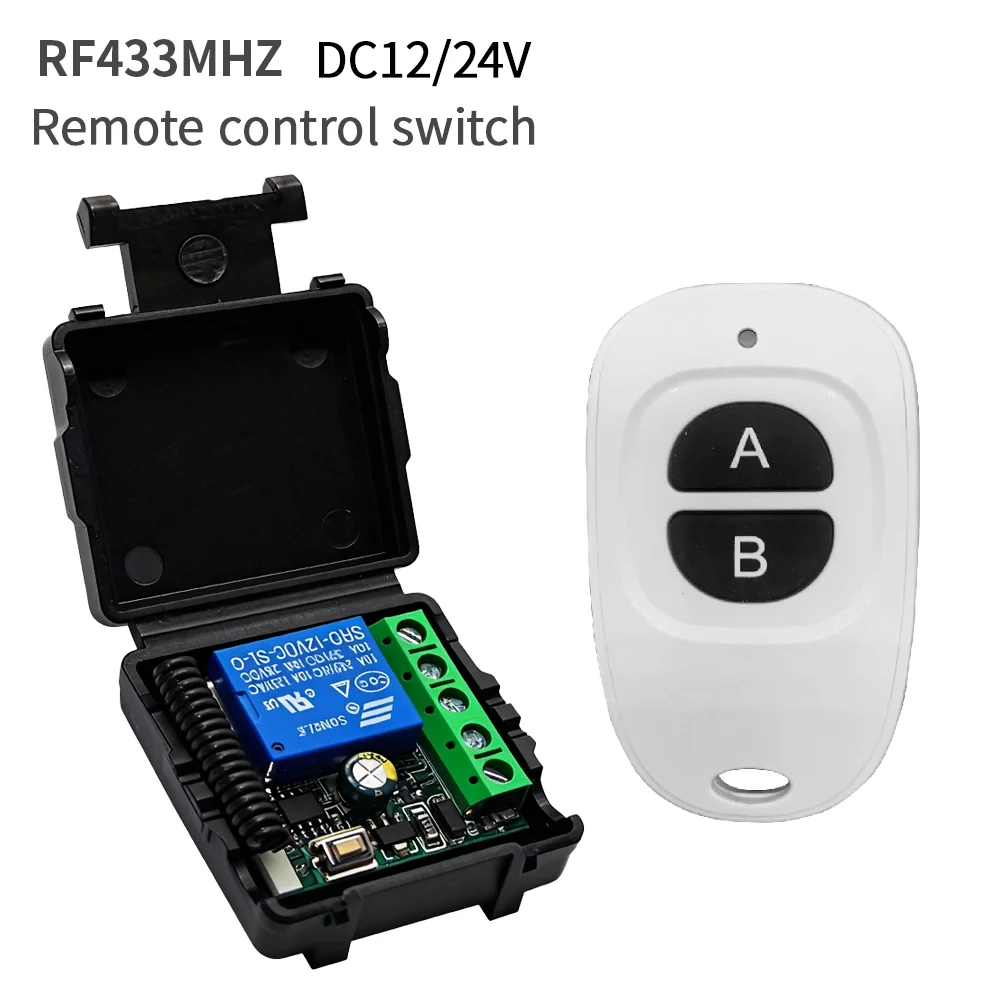 

12v remote control switch radio relay DC 12v Controller access control lighting electric lock remote control switch