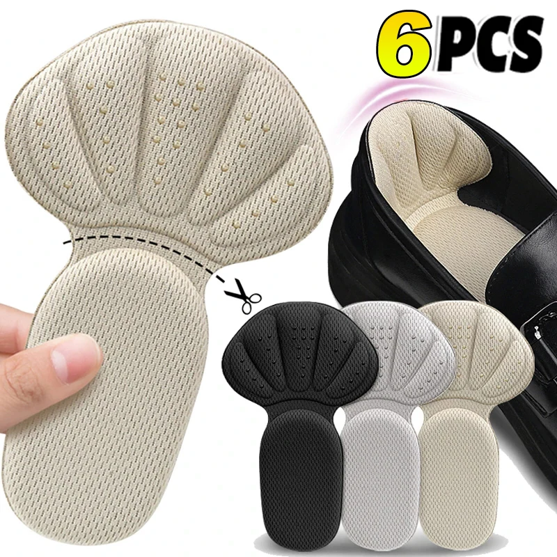 

2-6pcs Soft Heel Sticker Antiwear Feet Inserts Pain Relief Protect Half Insoles Sneakers Back Sticker Inserts Shoe Pads Cushion