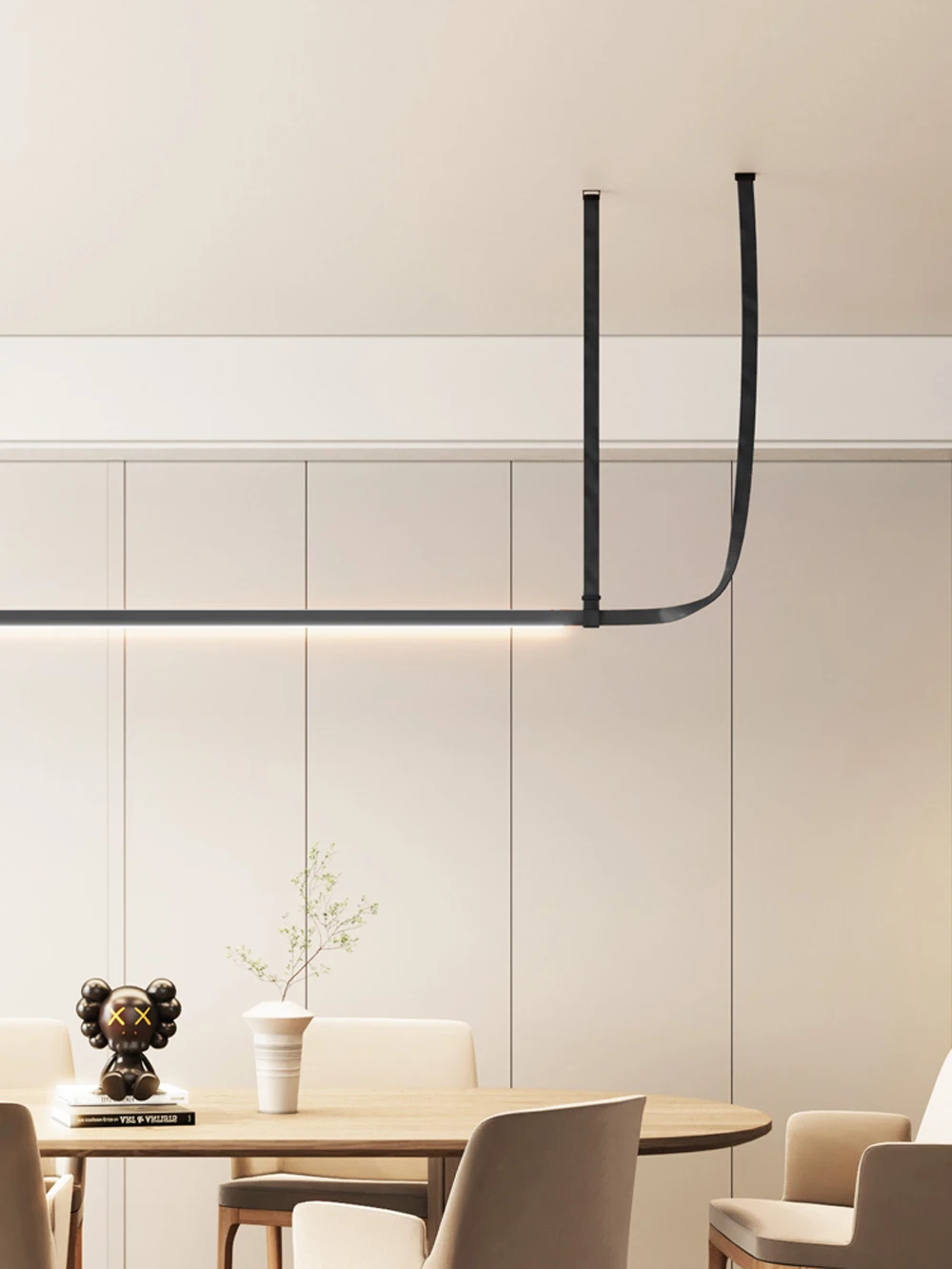 Build Home Artistic Leather Black Brown Pendant Lights