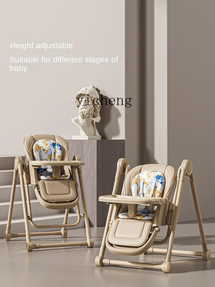 Chaise de salle à manger XL pour bébé, pliable et portable, table et chaise de maison pour enfants