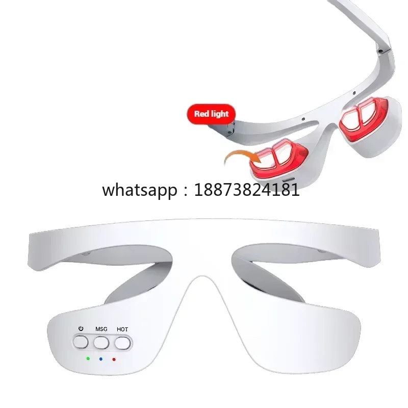 New 3D Eye Massager with Heat: Relieves Work-Related Strain, Reduces Dark Circles, Alleviates Strain fast shipping