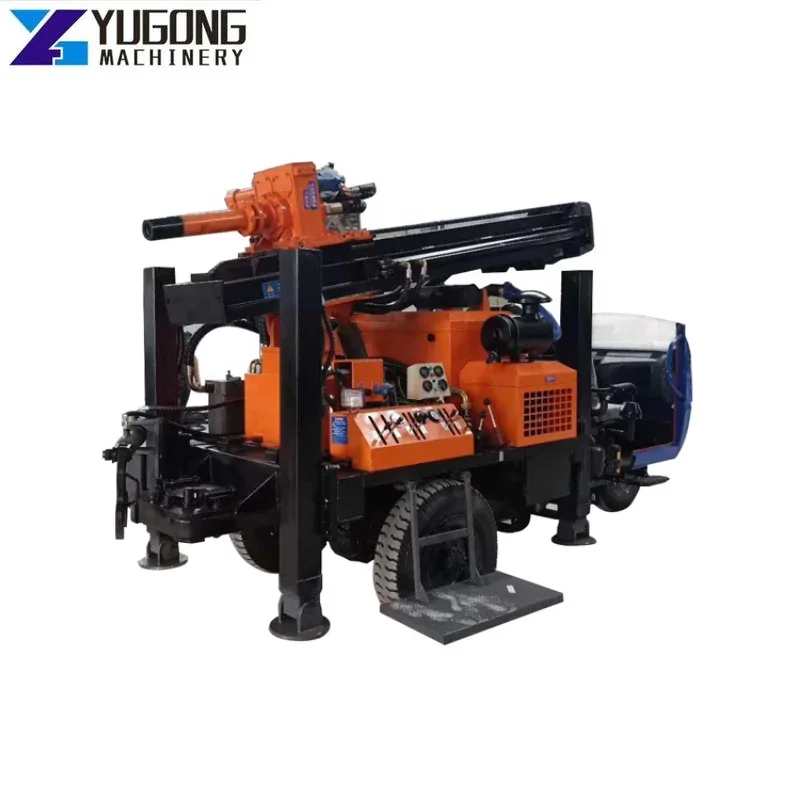 رائجة البيع 150 متر آلة الحفر على نطاق واسع باستخدام جهاز حفر آبار المياه المحمولة الأساسية ثقب عمق جهاز الحفر استكشاف التعدين #2