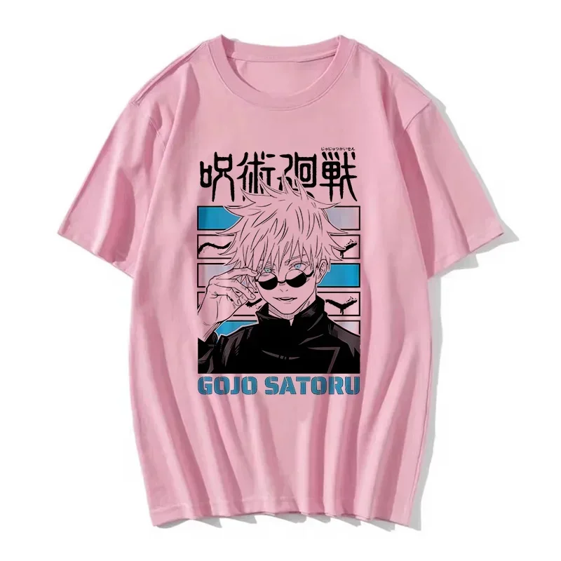 Gojo Satoru Anime Jujutsu Kaisen T-Shirt for Women Graphic T Shirts Woman Fashion Casual Tshirt Tee Manga Men