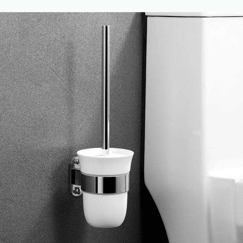 

Stainless Brush Ceramic Brush Set Bathroom Accessory Shelf Cleaning Brushs Home Cleaning Tools