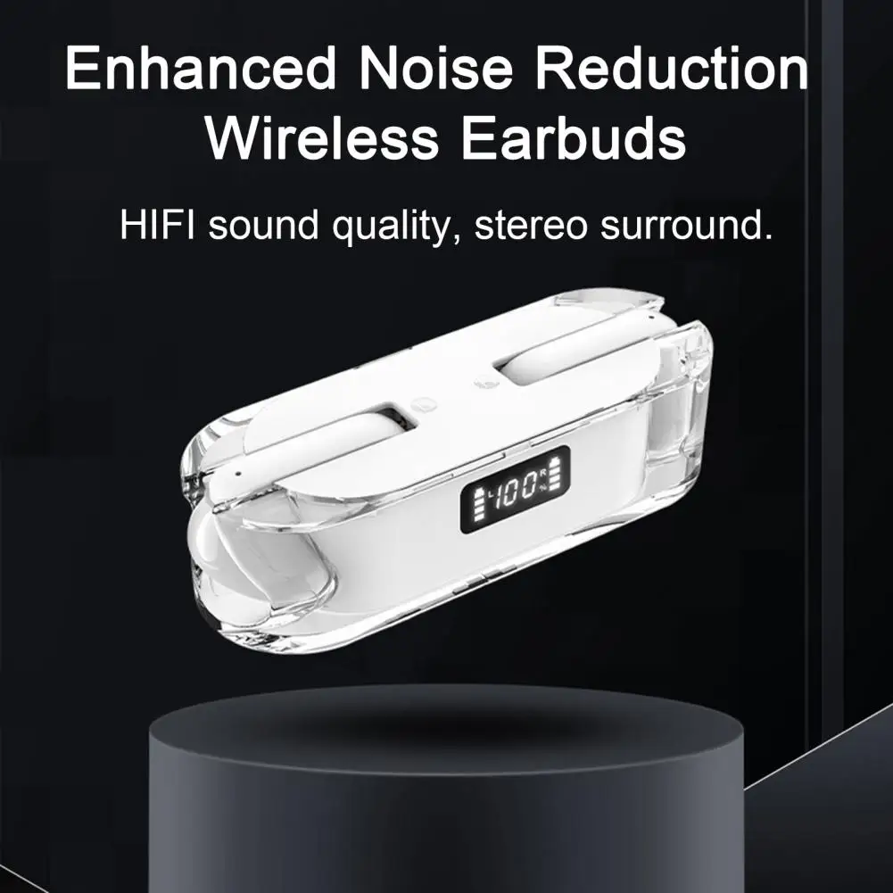 

Bluetooth-compatible Earphones Calls Earphones Wireless Binaural Headphones Sound Stable Connection Noise Reduction for Sports