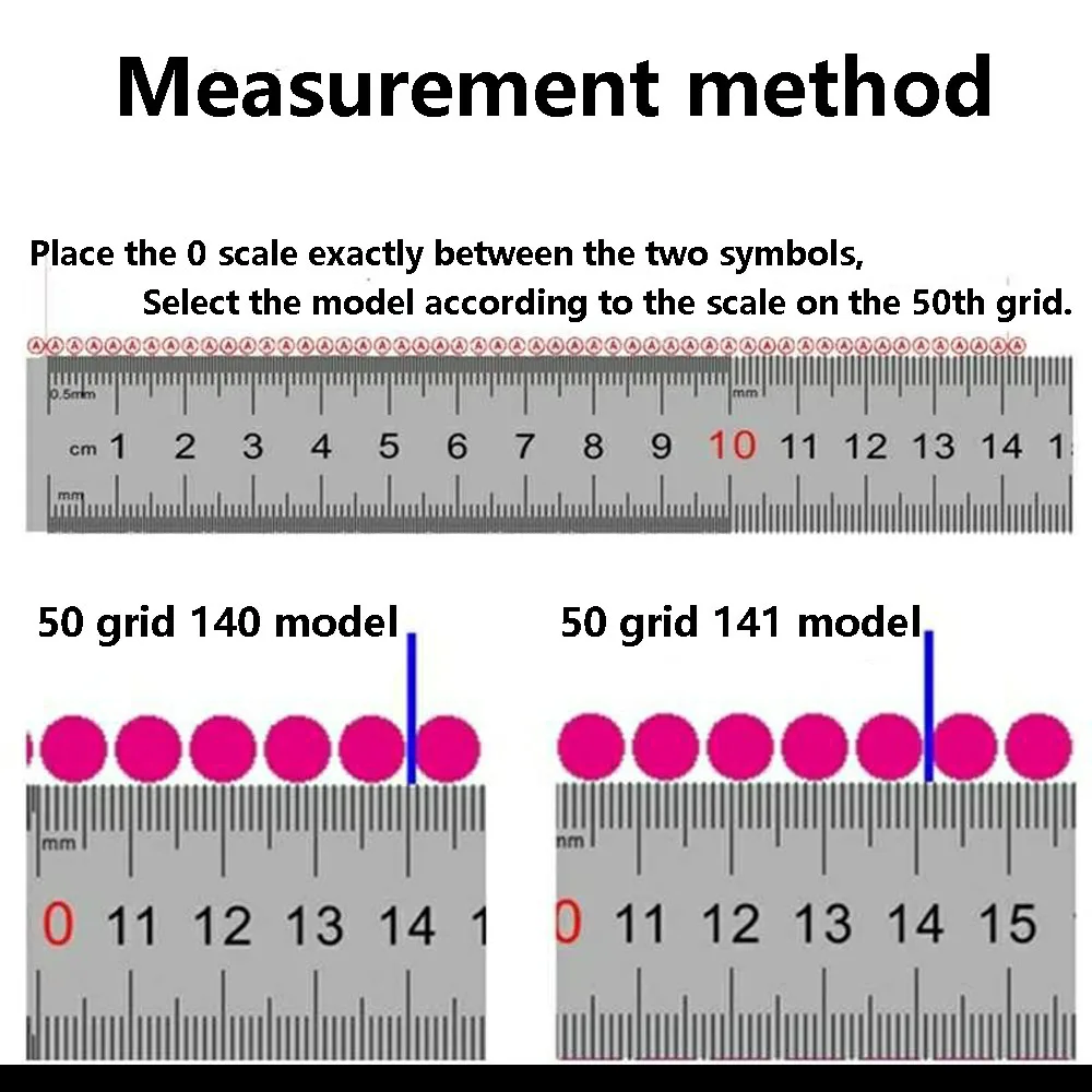 1PC 2300 Hole 139/140/140.5/141/142 Diamond Painting Ruler Extra Large Mesh Ruler Painting Plum Blossom Ruler Sticky Drill Ruler