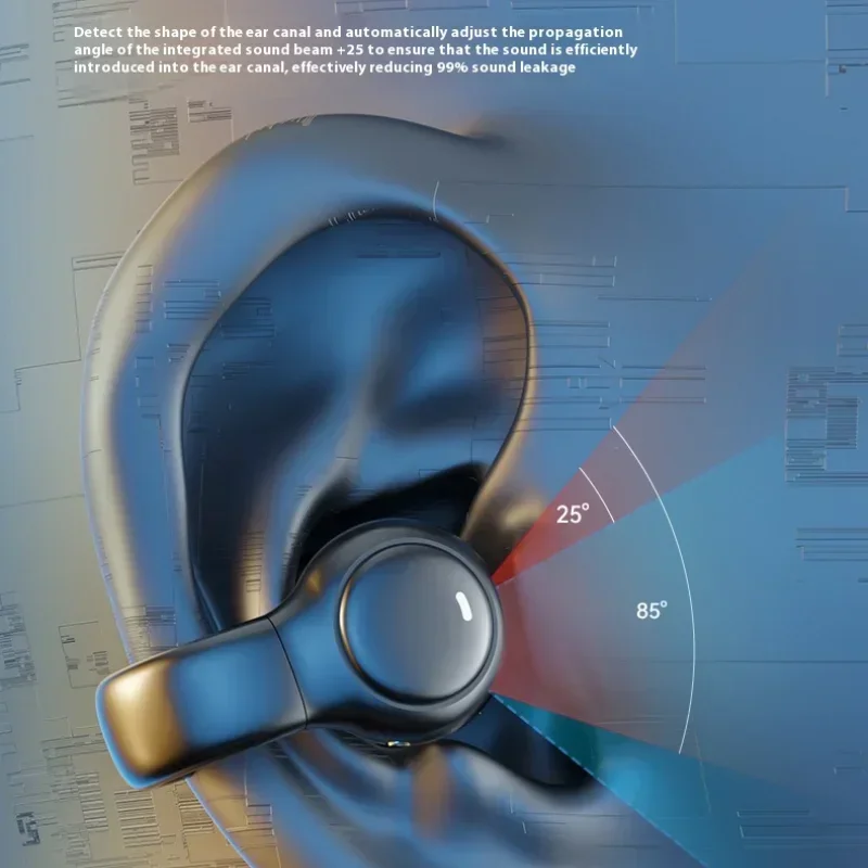 سماعة أذن بلوتوث Xiaomi M47 مع ميكروفون، توصيل عظمي، إلغاء الضوضاء الرياضية، صوت ستيريو HIFI