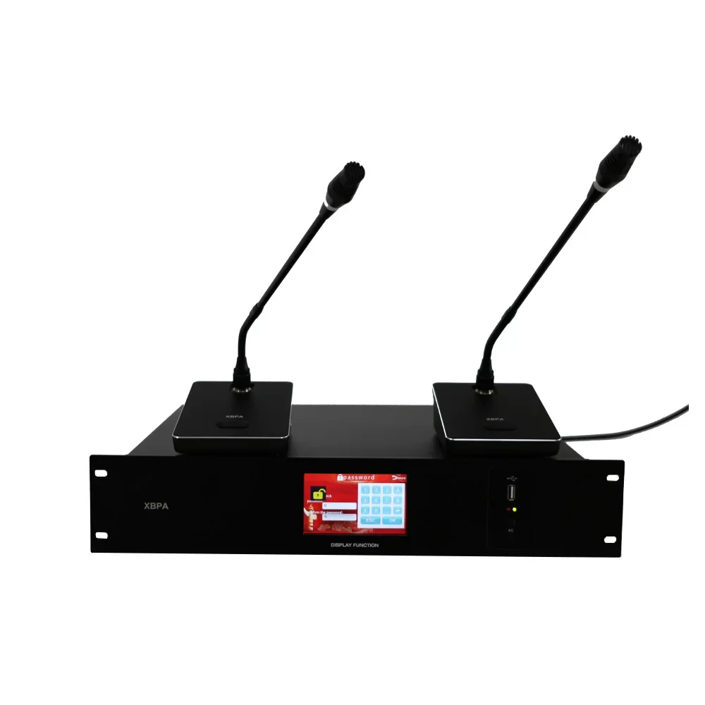 

Full Set of Conference System, Microphone, Conference Host, Conference Microphone, and Chair Unit with Video Tracking Function