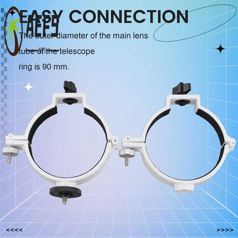 

AEF5-2 Pcs 80DX Astronomical Telescope Ring For Main Lens Barrel With An External Diameter Of 90Mm