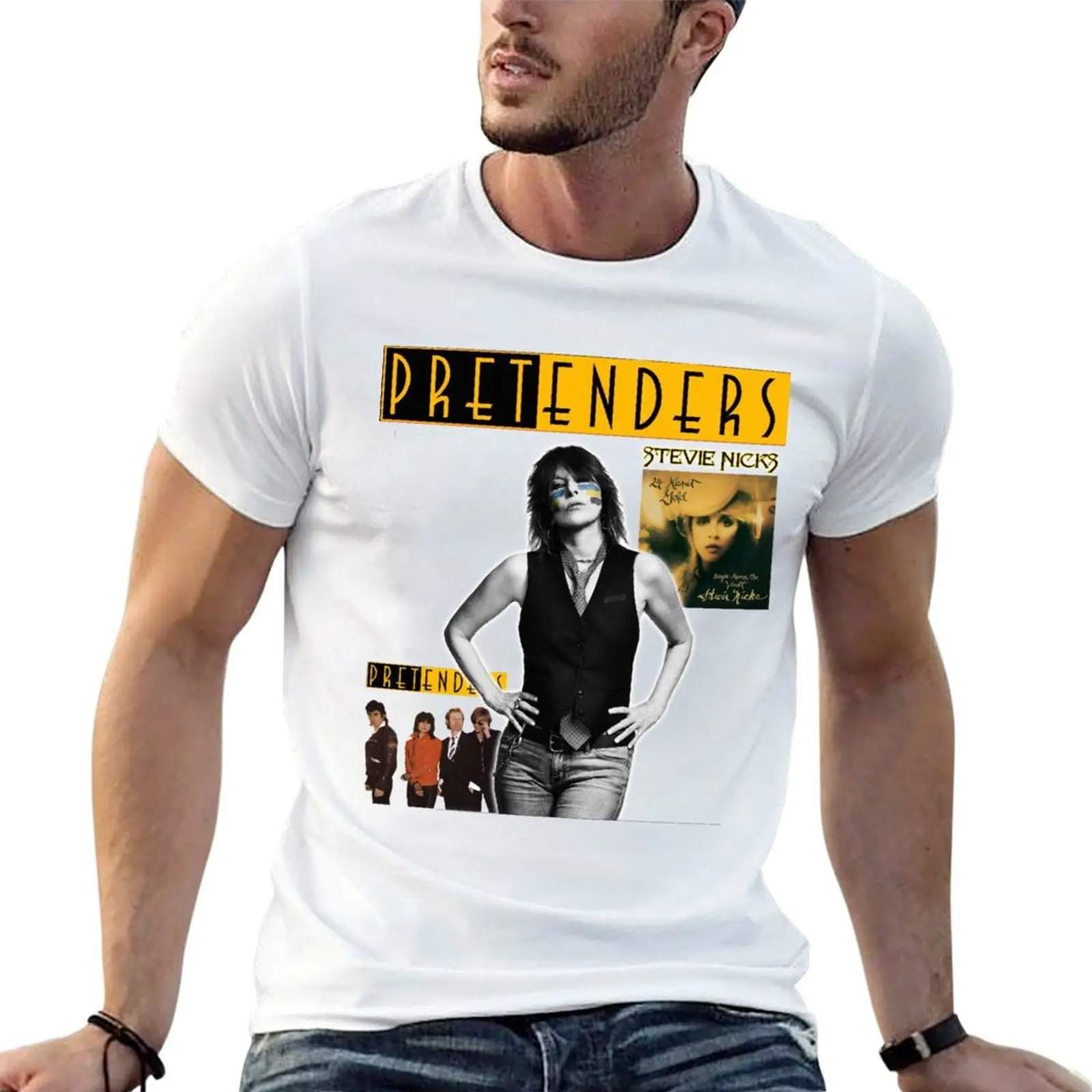 PRETENDERS & STEVIE NICKS 24 KARAT GOLD TOUR 2017 T-Shirt funny meme t-shirts cheap stuff heavyweight t shirts for men