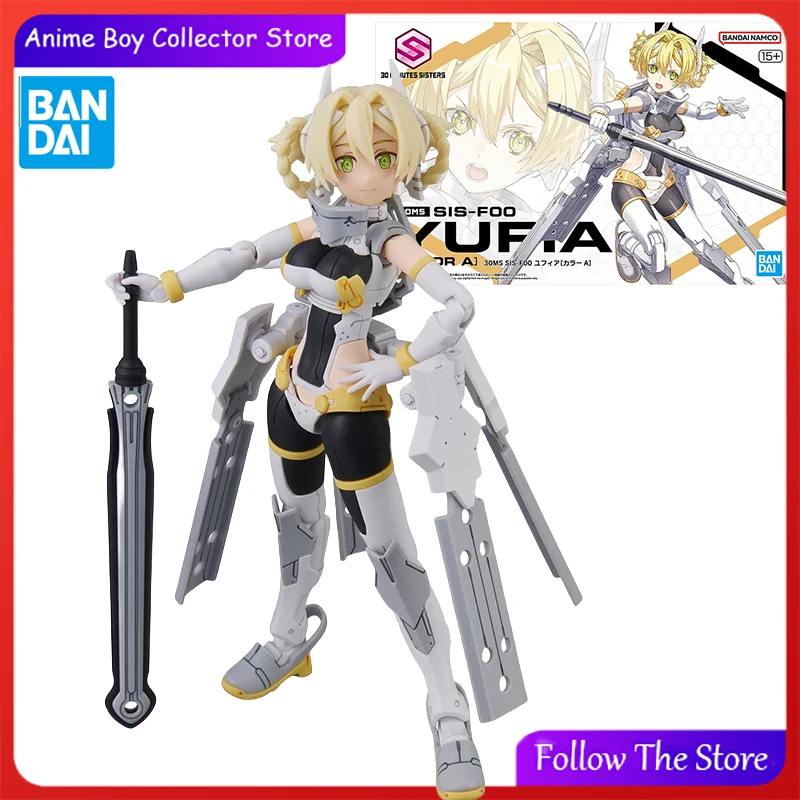 

​Bandai Gundam Model Kit 30MS SIS-F00 YUFIA [COLOR A] Action Figure Accessory bag Mobile Suit Girl Amine Figure Toys For Boys