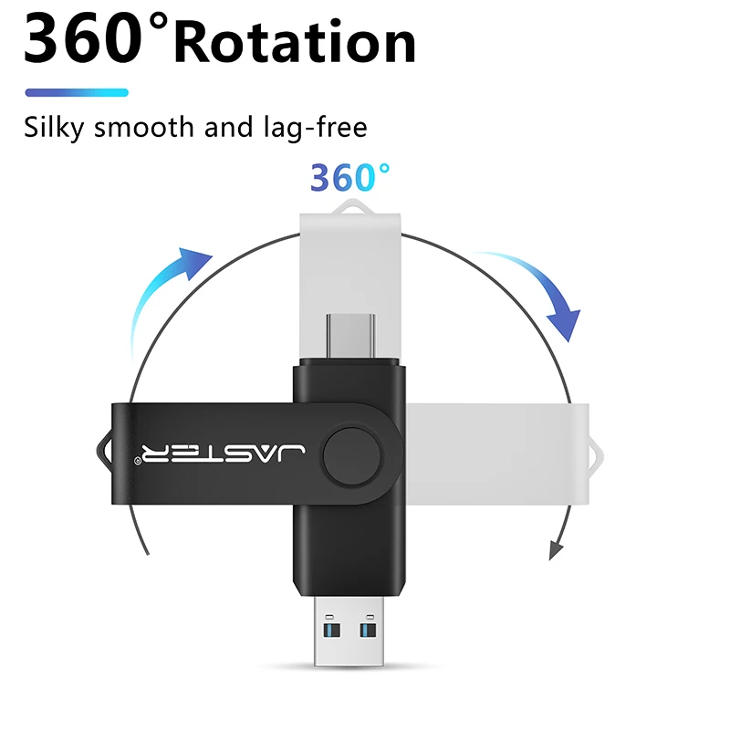 Chiavetta USB 3.0 in metallo di tipo C Chiavetta USB 3.0/2.0 ad alta velocità da 128 GB 8 GB 16 GB 32 GB 64 GB Chiavetta di memoria 2in1 Chiavetta USB portatile