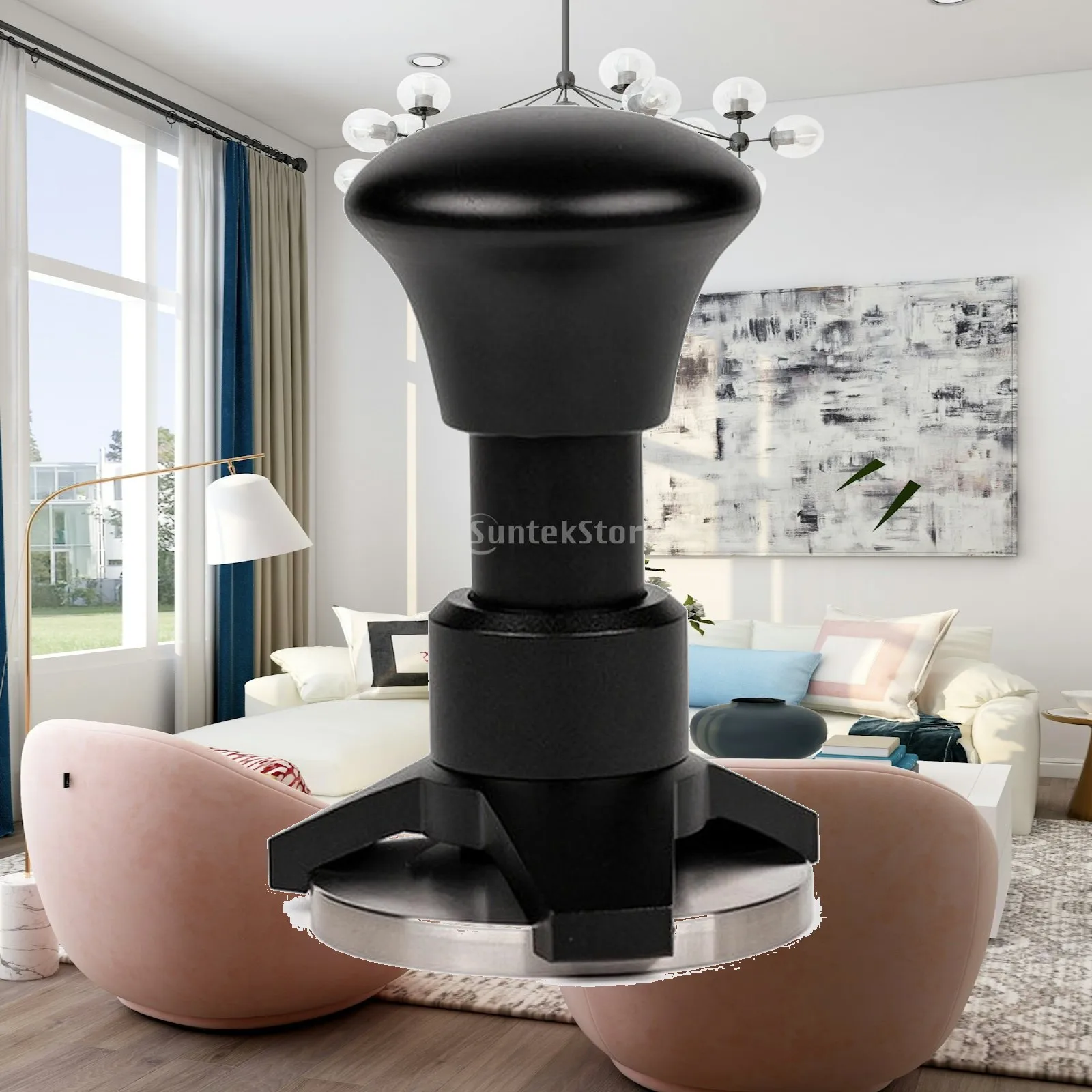 Durable 304 Stainless Steel Coffee Tamper with Aluminum Stem for Professional Espresso Making Accessories