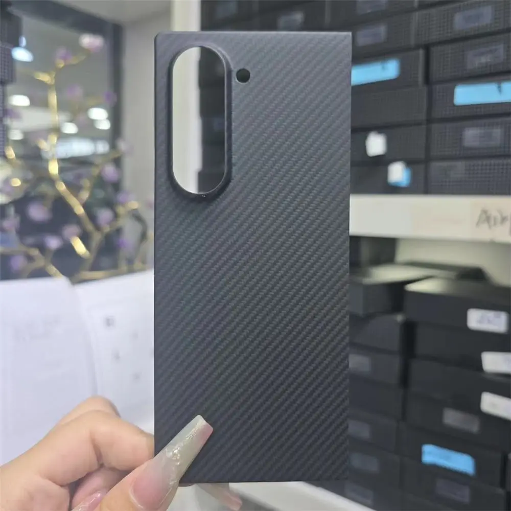 Genuine Real Carbon Fiber Aramid Case For Samsung Galaxy Z Fold6 Matte Armor Cover