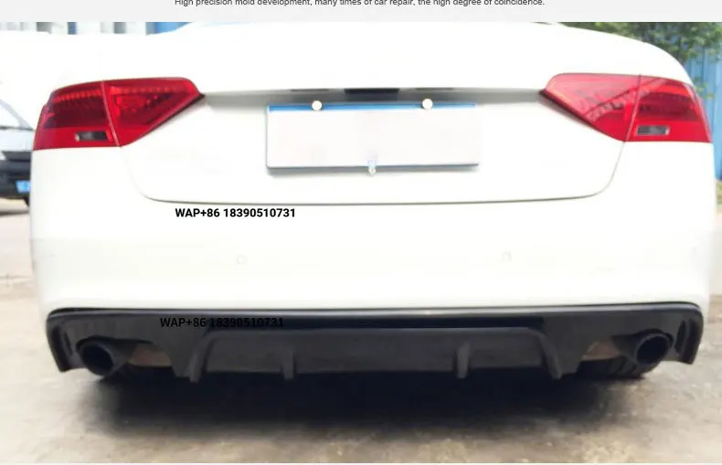 

A5 SLINE S5 Диффузор для заднего бампера из углеродного волокна, подходит для A5 SLINE S5