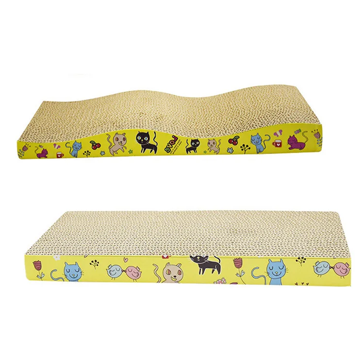 Pet Grinding Corrugated Cardboard Scraper Cat Scraper Catnip Toy Cat Scraper Board