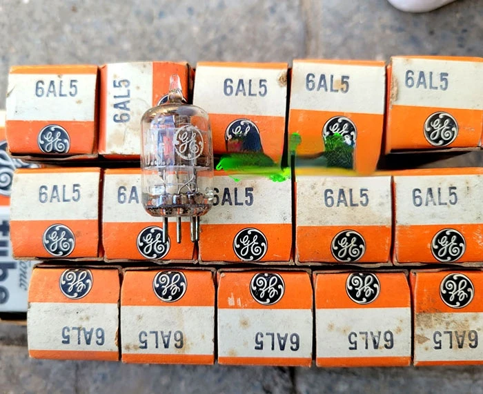1 قطعة GE6AL5 الجيل EAA91 6H2 5726 أنبوب