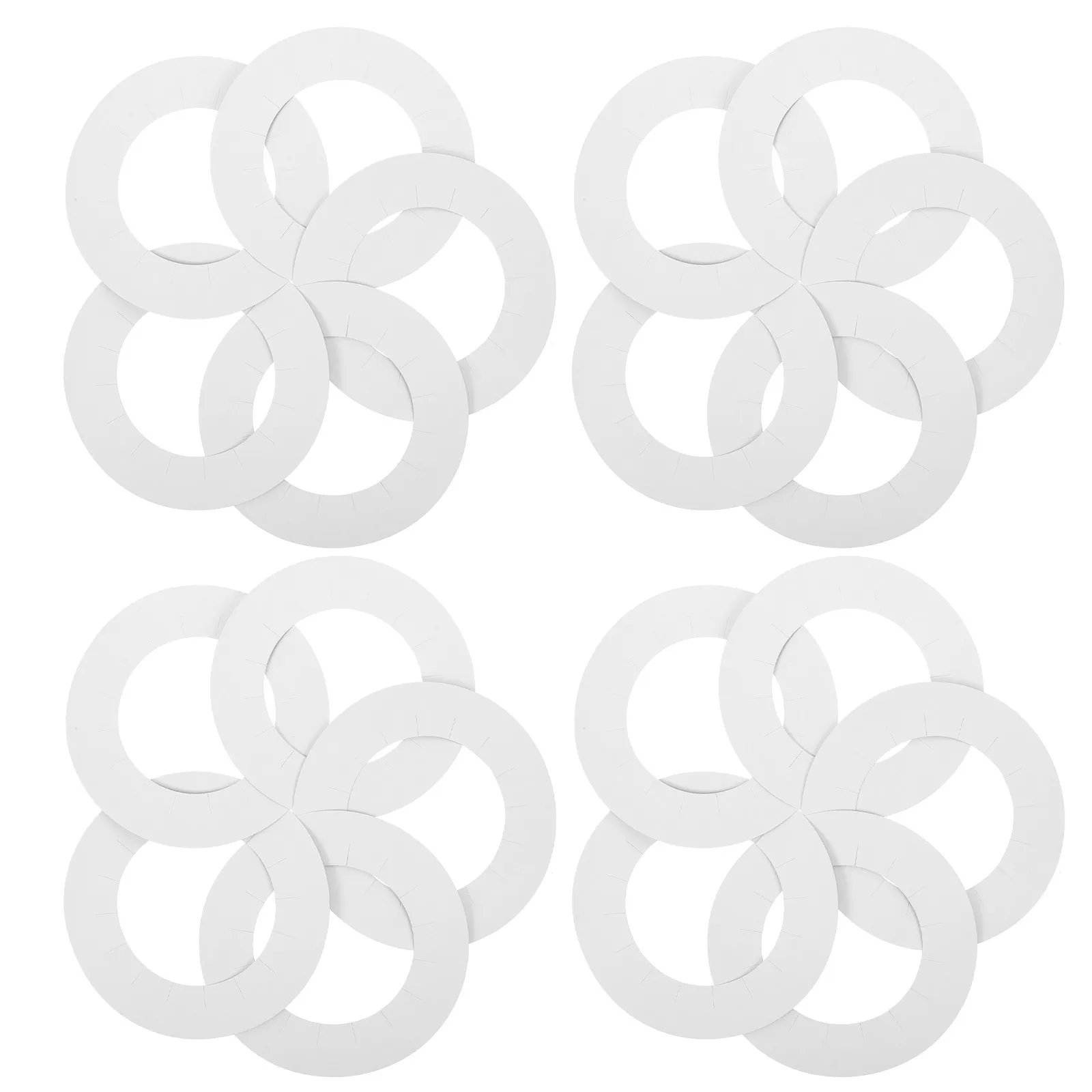 

50 шт. защитных бумажных колец для воскоплава, одноразовые маты для воскоплава, расходные материалы для удаления волос, универсальные для воскоплавов