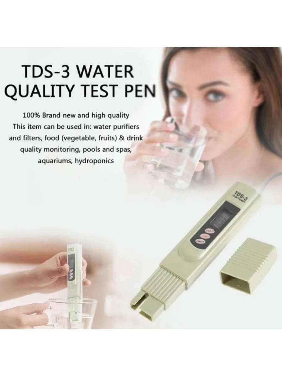 TDS-3 TDS Pen Portable Digital TDS Meter Filter Measuring Water Quality Purity Tester Tds Meter