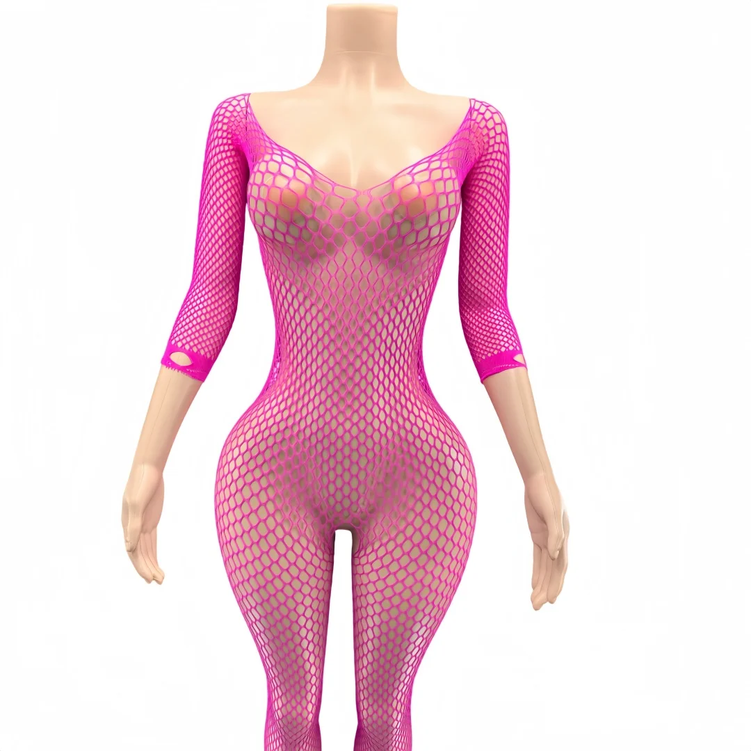 Sexy Lingerie Women For Sex Clothes Role Play Adult Games Fishnet Bodysuit Exotic Costumes Transparent Sheath Shop Full Sleeves image 5