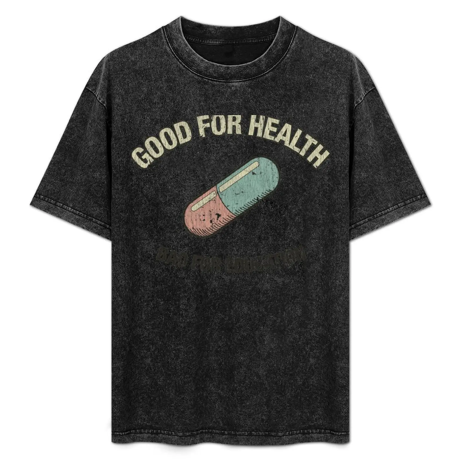 Akira Capsules Gang Vintage T-Shirt Basic Solid Color Casual Tee Shirt