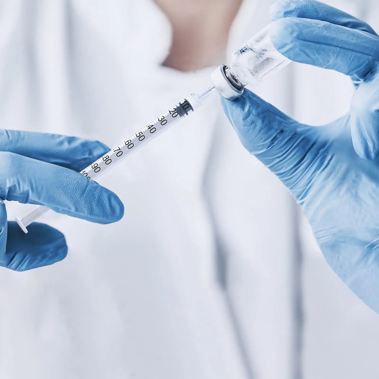 100 قطعة 1 مللي 31 جرام 6 مللي متر حقنة الأنسولين المعقمة مع إبرة 1/4 بوصة معبأة بشكل فردي لاستخدام مزرعة الحيوانات الأليفة