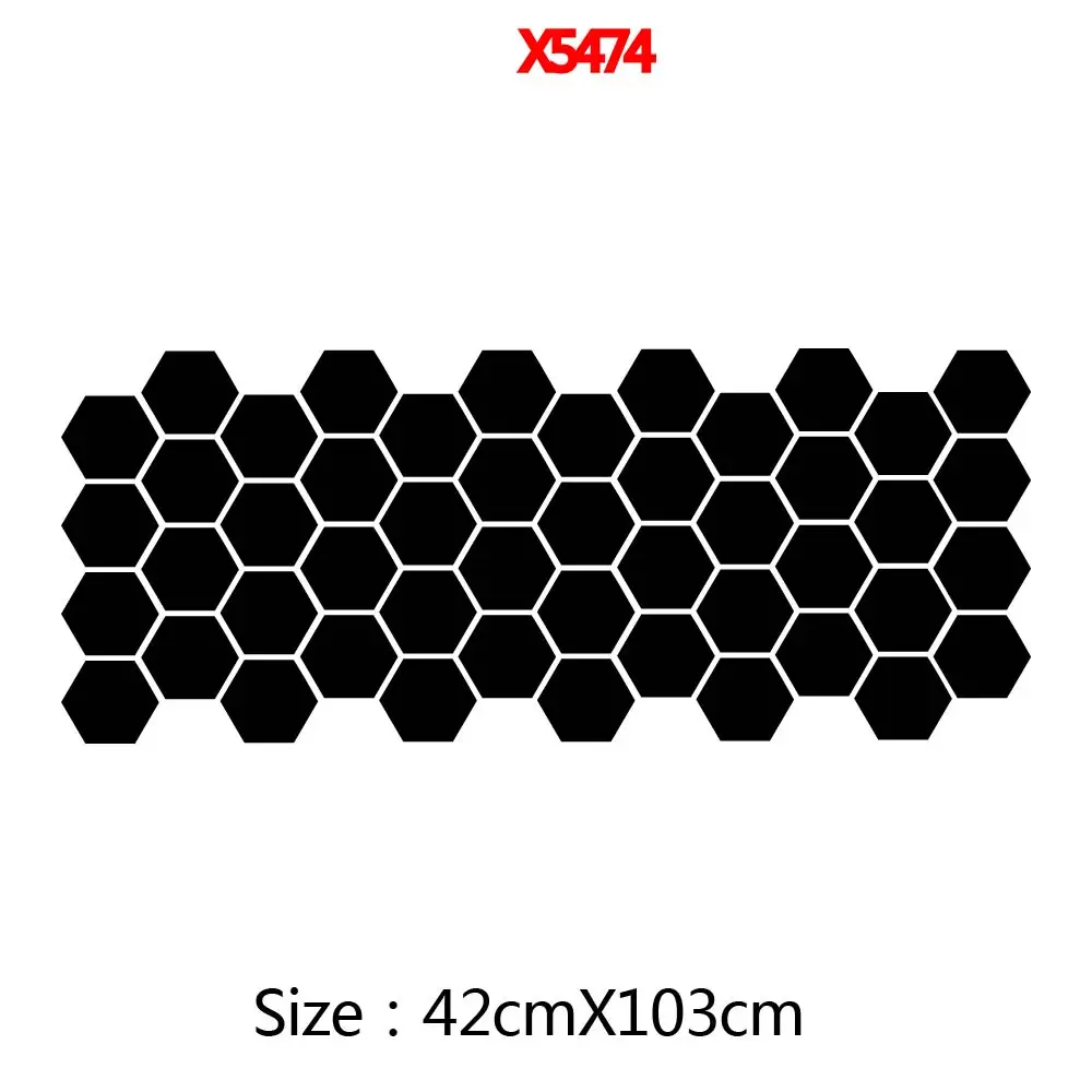 Honeycomb Vinyl Sticker Auto Body Decor Tuning Car Side Stickers For Universal Car Brand Auto Tuning Decal Accessories