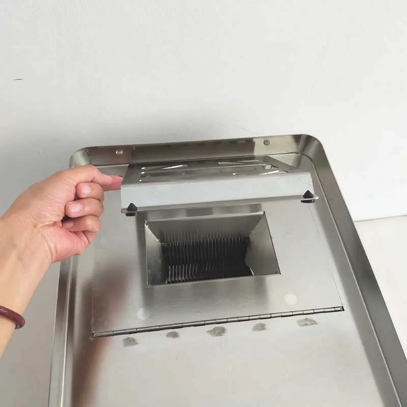 ماكينة تقطيع اللحوم التجارية الأوتوماتيكية لسطح المكتب ماكينة تقطيع اللحوم الصغيرة ماكينة تقطيع اللحوم في مطعم الفندق والمطبخ