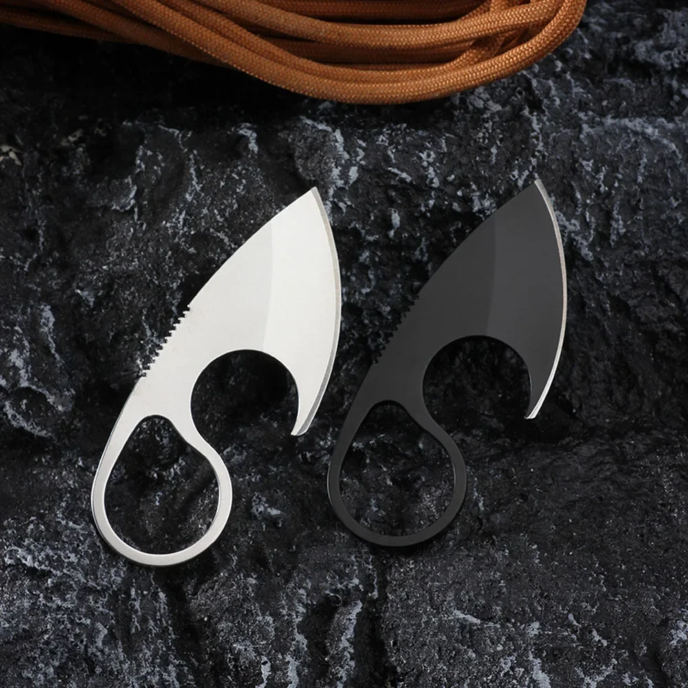 Imagem -05 - Mini Canivete de Ferramentas Manuais Portáteis Edc Self Defense Fixed Blade Small Camping Survival Gadgets Aço Inoxidável