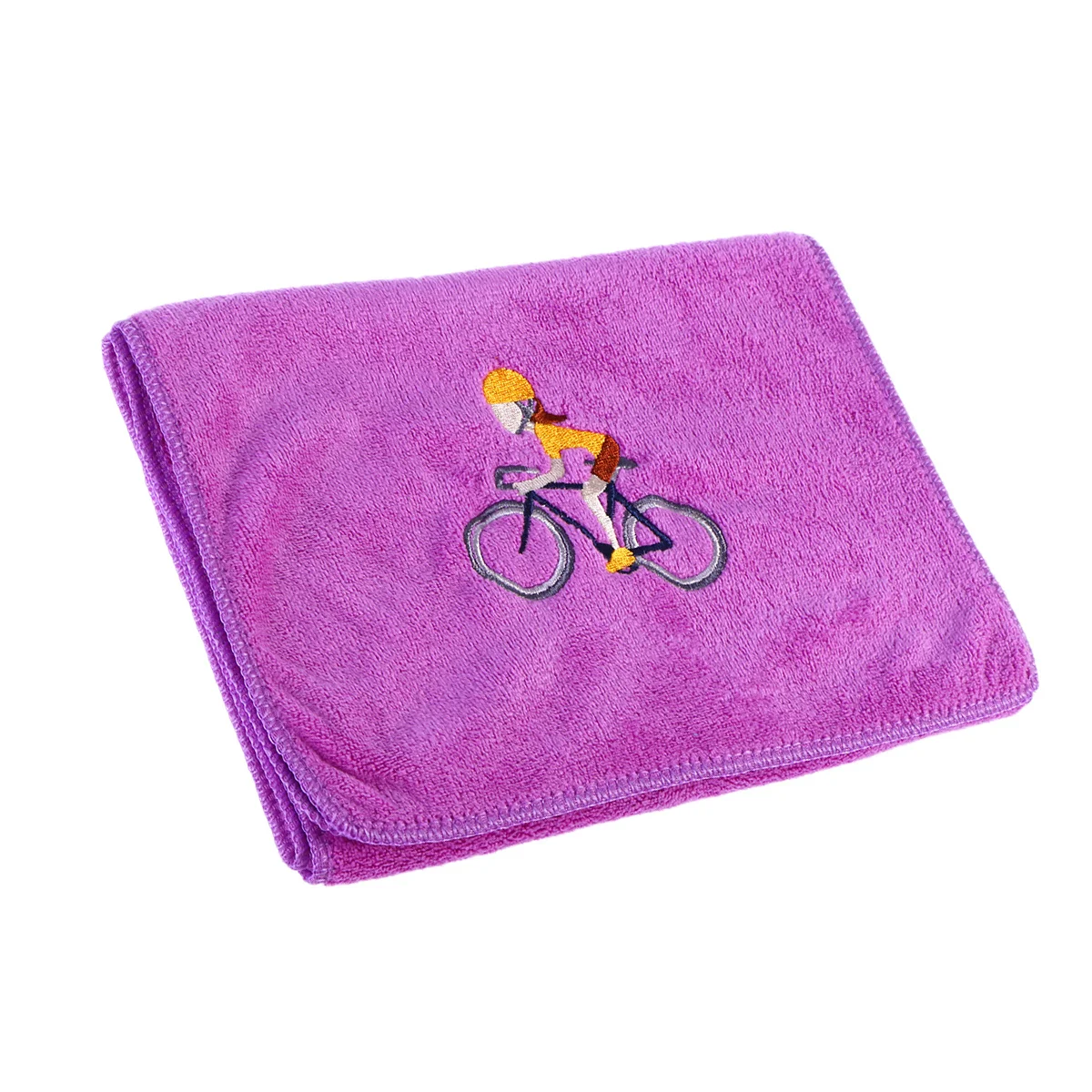 

Premium Polyamide Fiber Sports Towel Breathable Quick Dry Ultra Absorbent Purple 25x110cm Running Yoga Hiking Travel Gym Bike