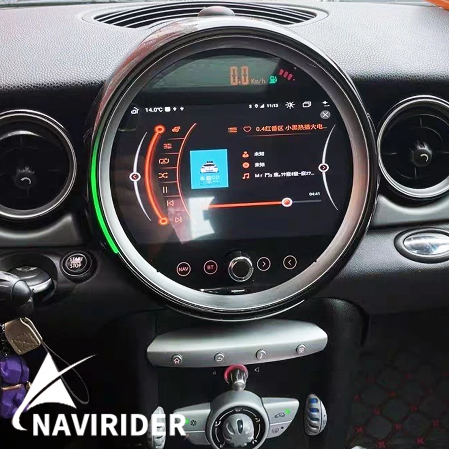 Android 13 ekran dla BMW Mini jeden R56 R57 R58 R60 Cooper S 2007-2017 Radio samochodowe multimedialny odtwarzacz wideo nawigacja GPS Carplay