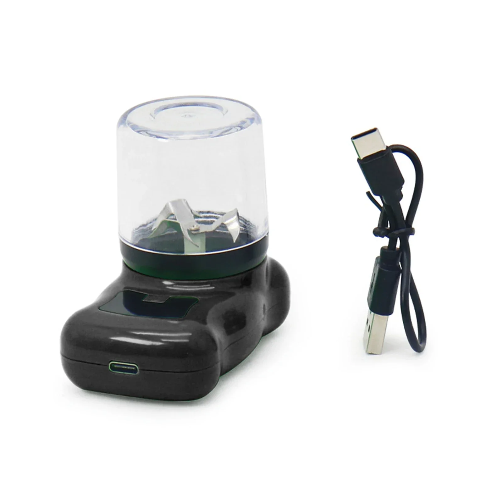 1pc,Mini Electric Grinder, Tobacco Grinder, Smoking Accessories, With Digital display, Type-C Charging Port