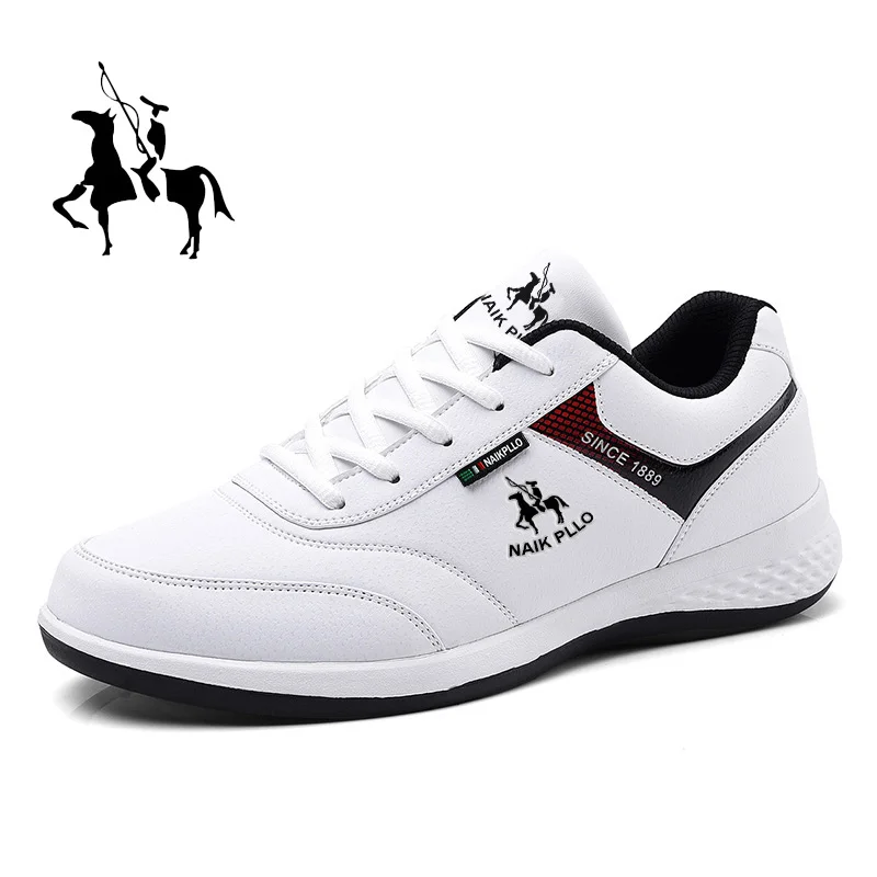 Pu Leather Men Shoes Sneakers Trend Casual Breathable Leisure Male Sneakers Non-Slip Footwear Shoes Tenis Masculino