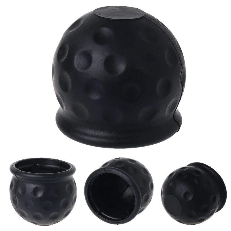 50mm barra reboque bola capa engate reboque tampa borracha caravana towball protetor capa engate reboque cobre da