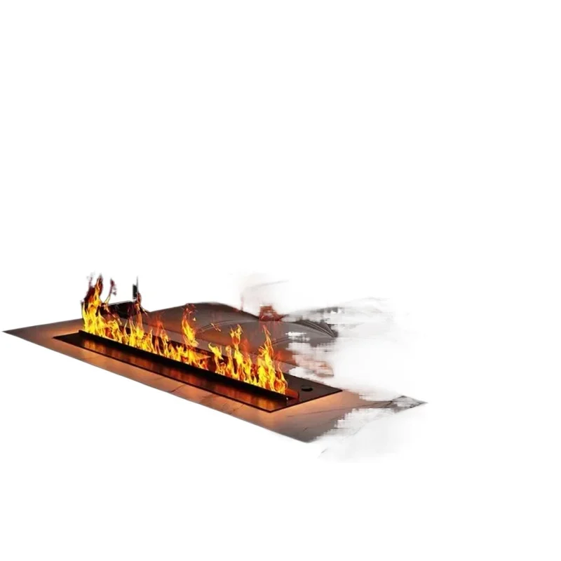 3D simulated flame atomization fireplace