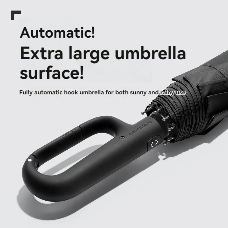 Xiaomi Extra Large Reinforced Wind-resistant Rain-resistant Dual-purpose UV-resistant Fully Automatic Ring-buckle Umbrella