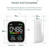 휴대용 LCD 공기질 계량기, 음성 알람 포함 온습도 테스터, 3 in 1/8 in 1 WiFi PM1.0 PM2.5 PM10 CO2 TVOC HCHO 4