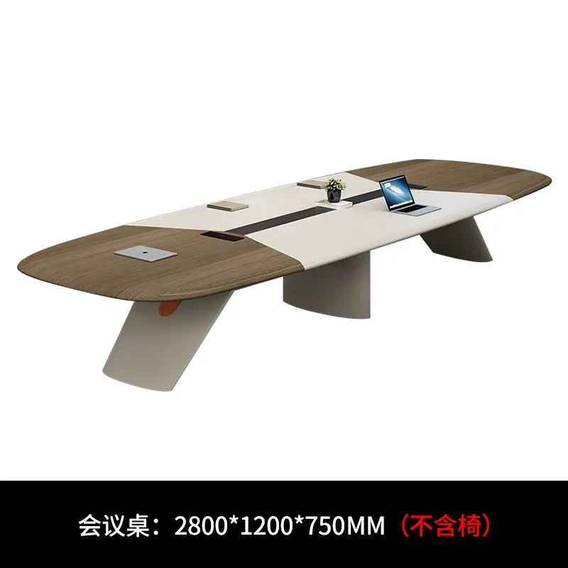 

X-S Conference table Simple modern light luxury negotiation table Rectangle meeting room table Business office furniture