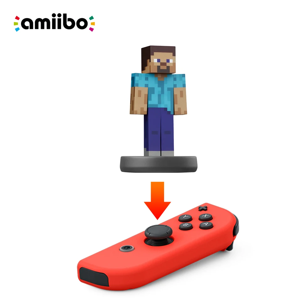 Nintendo Amiibo Figure - Steve - Alex- for Nintendo Switch OLED