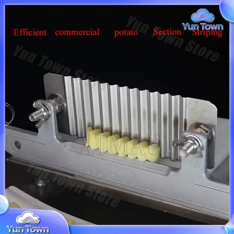 New Stainless Steel Potato Chip Machine for Potato Cutting Knife Vegetable Fruit Wrinkle Wavy Edged Knife