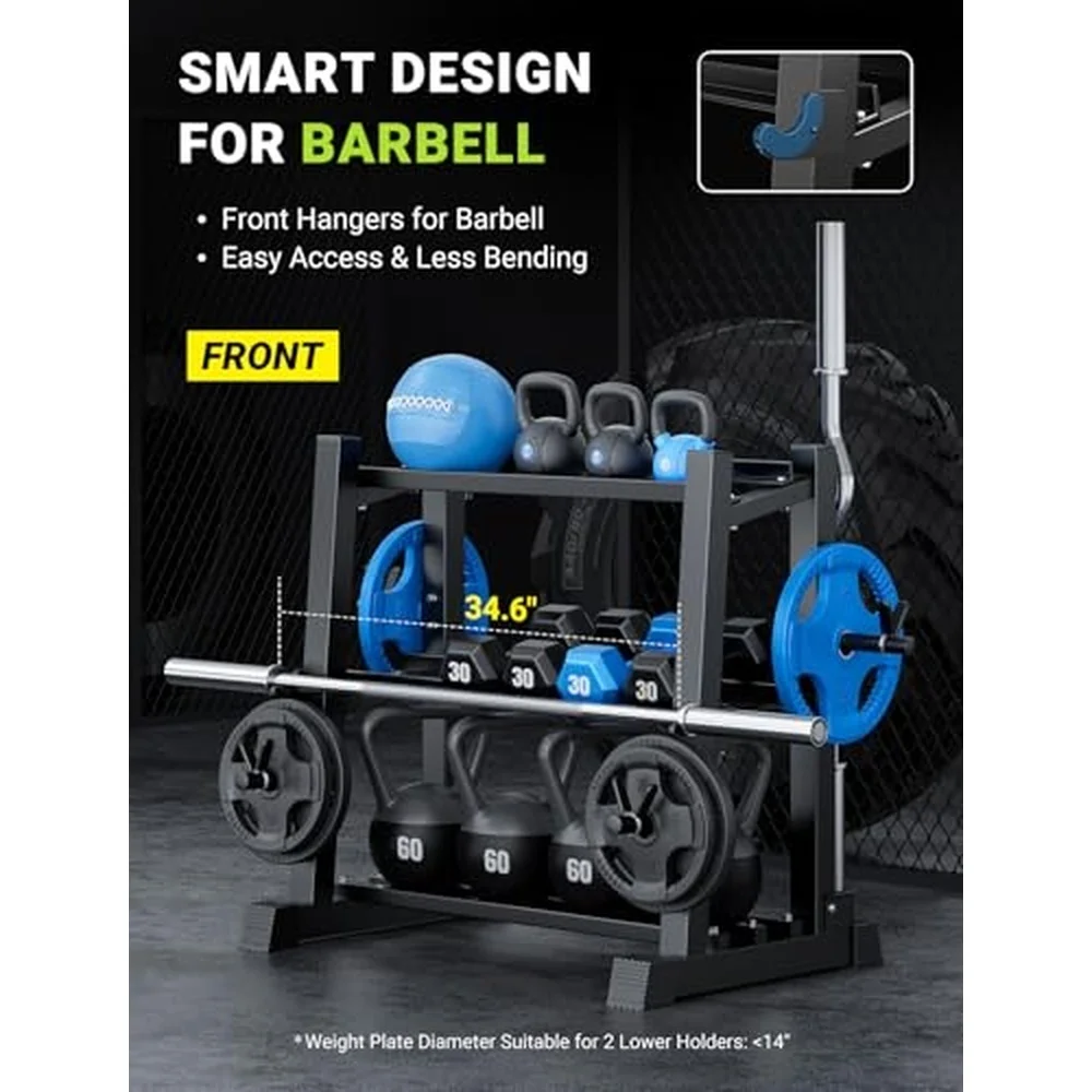 Adjustable 3 Tier Dumbbell Rack Stand Only