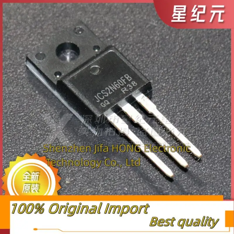 10PCS/Lot   CS2N60F JCS2N60F MDF2N60 2.2A 600V  MOSFET  TO-220F  Imported Original Best Quality