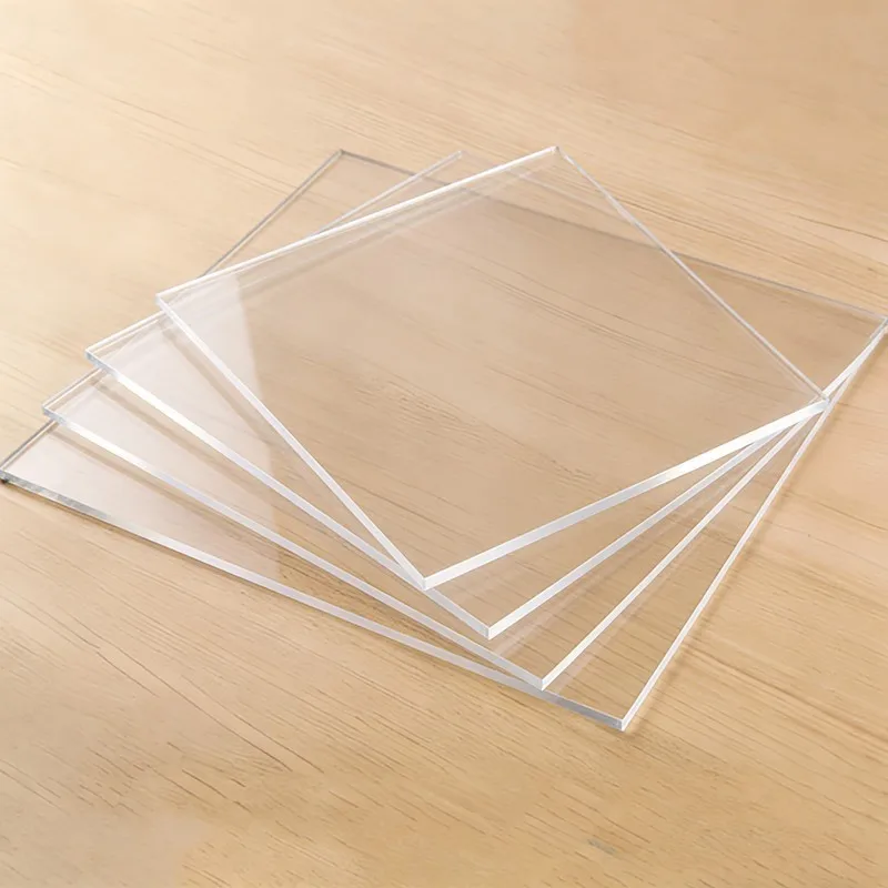 

4Pcs 20×20cm Waterproof Acrylic Sheets, Stable, for Company Signs, Desktop Decor & Painting Bases