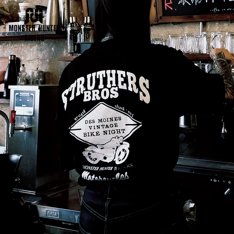 

Винтажная американская футболка в стиле ретро с локомотивом, ниша, оригинальный дизайн, одежда для мотоциклов в стиле ретро