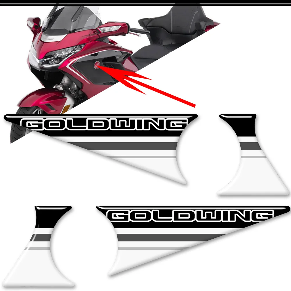 

For Honda Goldwing Gold Wing GL1800 1100 1200 1500 Tour F6B GL 1800 2017 2018 2019 2020 2021 Emblem Symbol Logo Stickers Decals